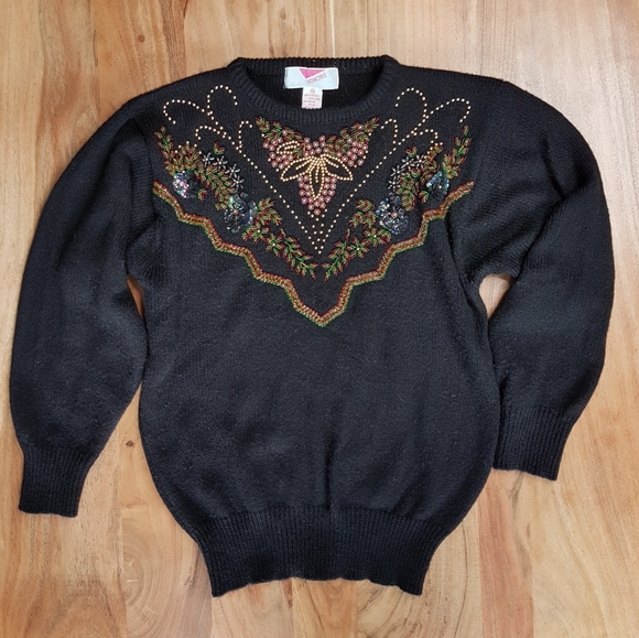 Vintage Christmas Sweater ♡ Sz Medium - Picture 1 of 10